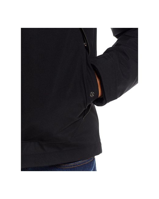Weatherproof Blue Flex Tech Hooded Shirt Jacket for men