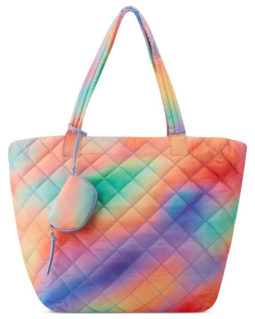 INC International Concepts Nylon Breeah Extra Large Quilted Tote