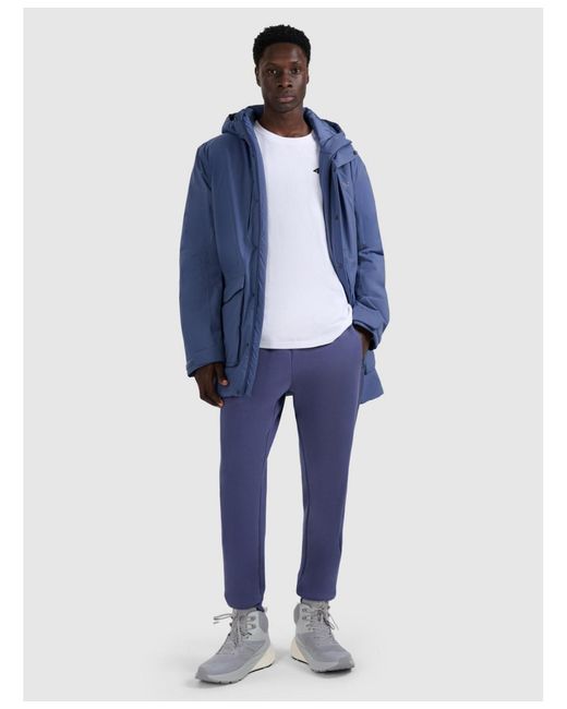 4F Blue Transitional Parka Membrane for men