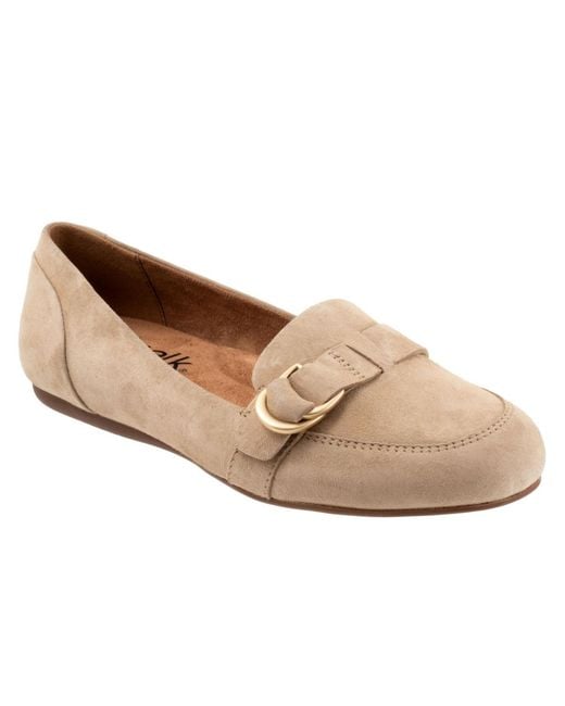 Softwalk® Brown Serra Flat