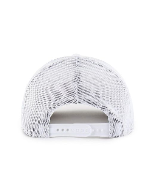 '47 White Texas Rangers Rangefinder Brrr Trucker Adjustable Hat for men