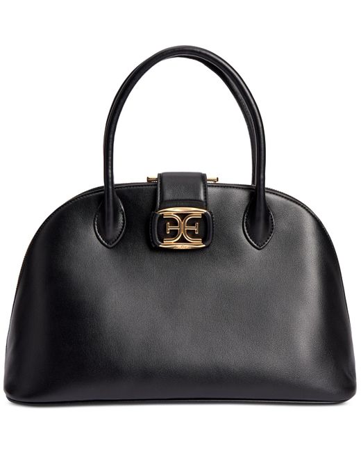 Sam Edelman Black Hazel Large Satchel Bag