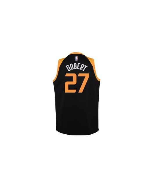 Camiseta Rudy Gobert Utah Jazz #27 Navy - Tamanho Infantil 8-20