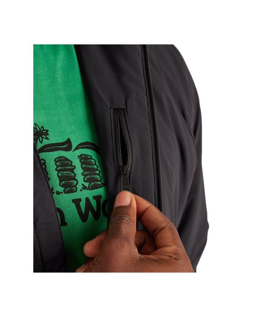 Marmot Black Novus Zip-front Logo Jacket for men