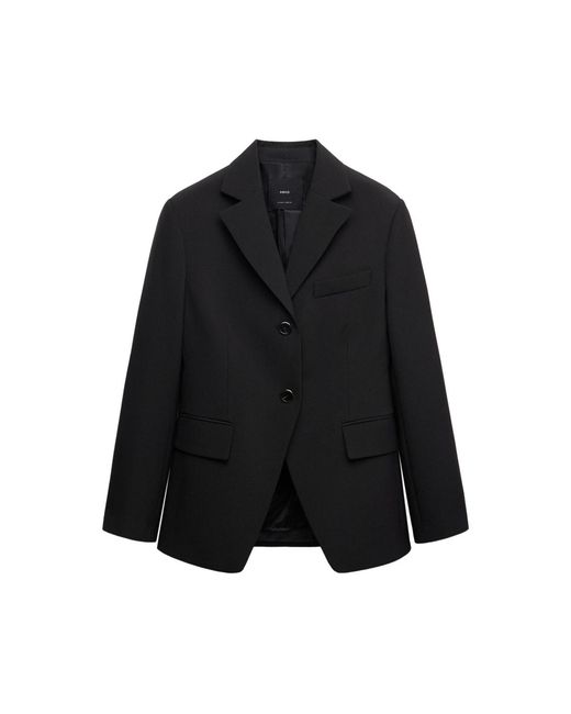 Mango Black Selection Slim-fit Polyester/wool-blend Blazer