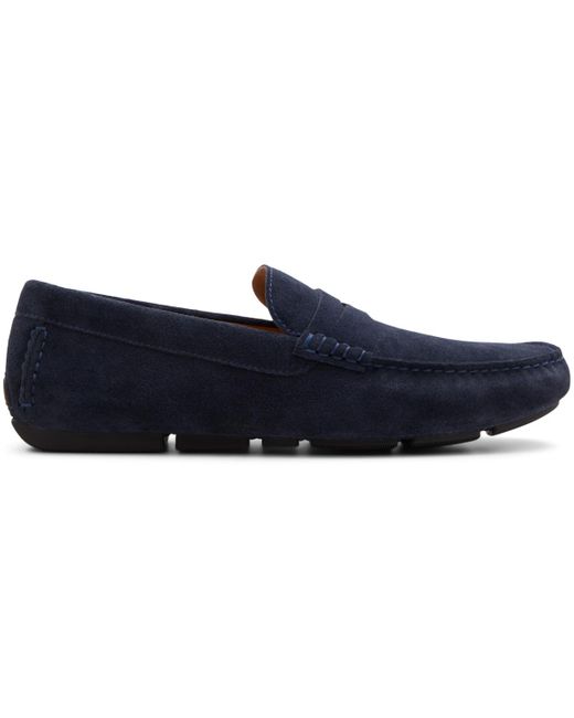 Brooks Brothers Blue Jefferson Moccasin Driving Loafers for men