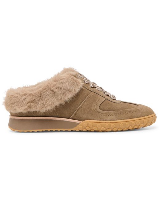 Dolce Vita Natural Izzey Plush Cozy Retro Slides Sneakers
