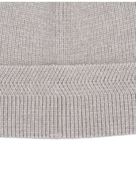 Alfani Gray Fine Ribbed Beanie for men