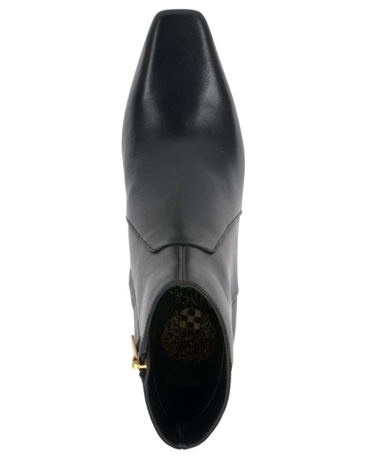 Vince Camuto Black Bayla Flare-heel Dress Booties