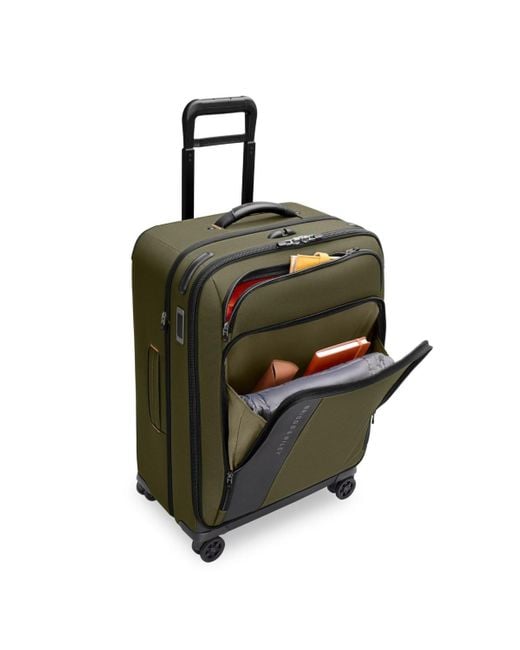 Briggs & Riley Green Zdx 26" Check-in Medium Expandable Spinner