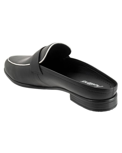 Trotters Black Lola Flat