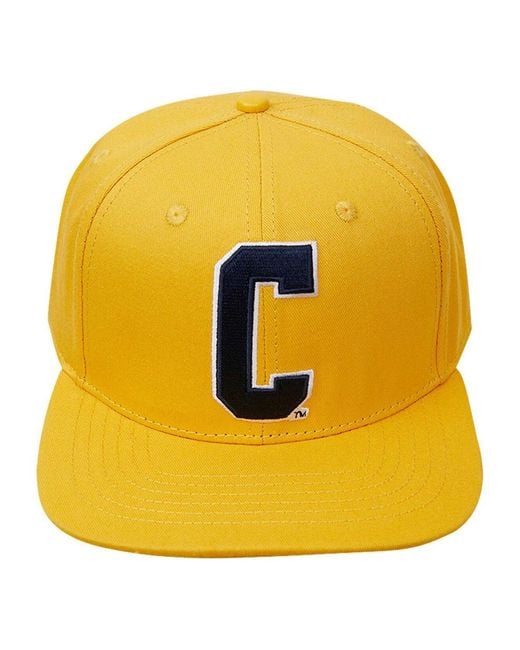 Pro Standard Gold Coppin State Eagles Evergreen C Snapback Hat in Yellow  for Men