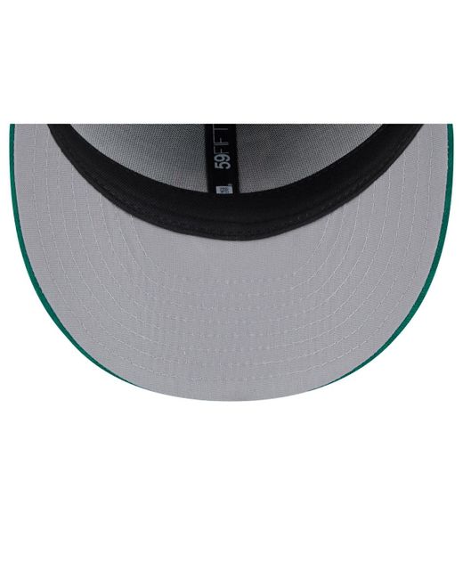 KTZ Green Los Angeles Dodgers St. Patrick's Day Low Profile 59fifty Fitted Hat for men