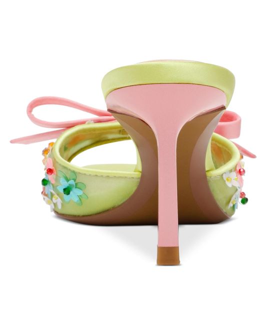 Betsey Johnson Multicolor Naddia Ditzy Floral Stiletto Slip-on Mules