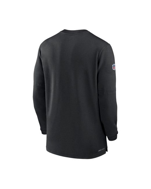 Men's Cincinnati Bengals Nike Black 2023 Sideline Performance Long Sleeve T- Shirt