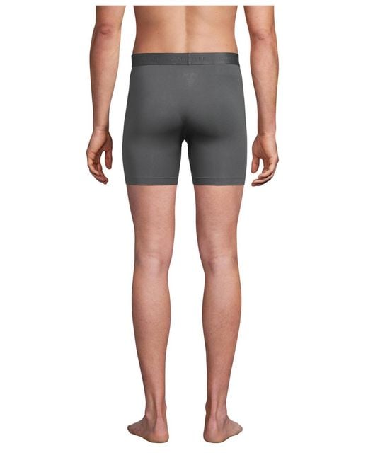 Lands' End Black Flex Performance Boxer Brief 3 Pack for men