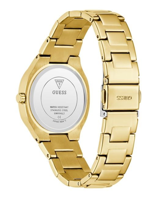 Guess Metallic Tone Analog Watch