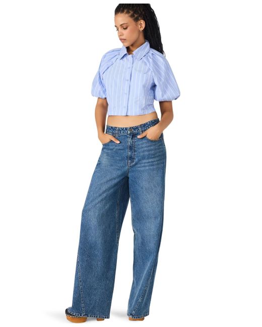 Steve Madden Blue Mellie High-rise Jeans