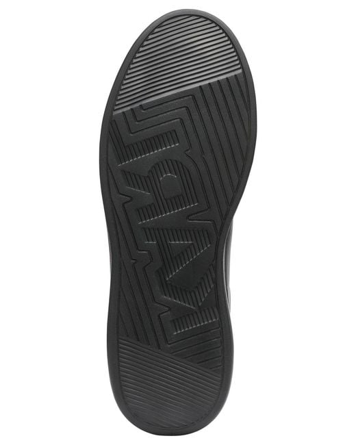 Karl Lagerfeld Black T-toe Logo Patch Sneakers for men