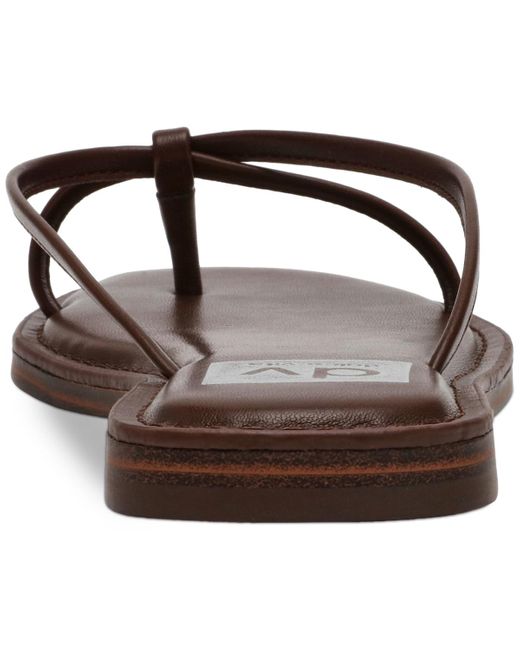 Dolce Vita Brown Jumpie Thong Flip Slide Flats Sandals