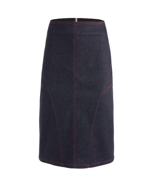 Jendue Black Davidson Pencil Skirt