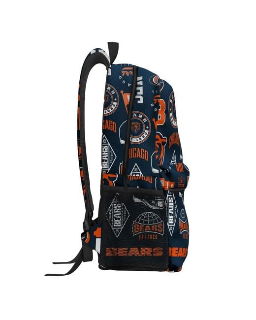 Outerstuff Blue Chicago Bears Backpack And Lunchbox Set