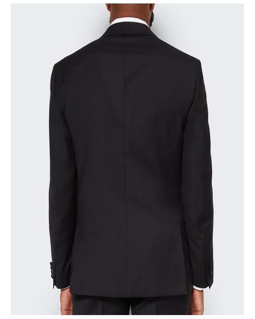 9tofive Black Men S Wool Tuxedo Jacket for men
