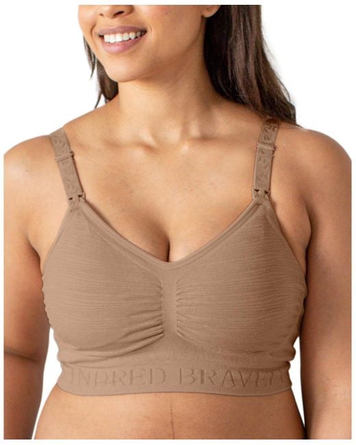 Kindred Bravely Busty Sublime Hands-free Pumping & Nursing Bra Plus Sizes  in Brown