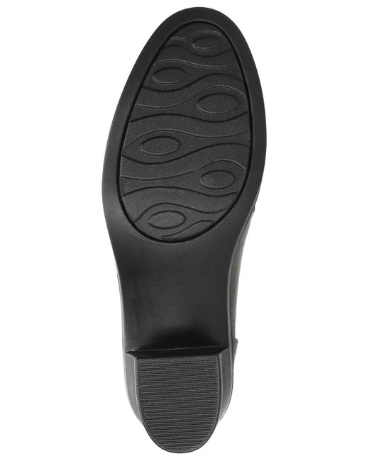 Easy Street Gray Lavelle Comfort Block-heel Slip-on Shooties