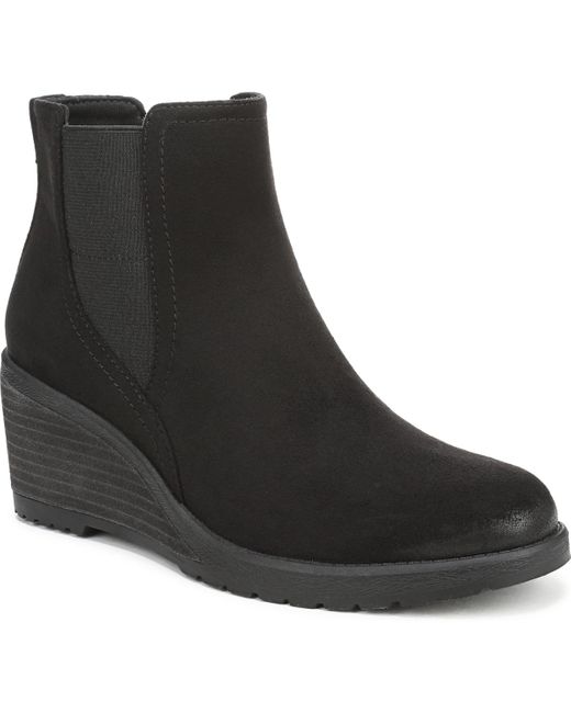 Dr. Scholls Black Camden Chelsea Wedge Short Boots