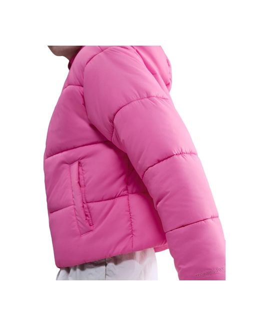 Nike Pink Therma-fit Hooded Puffer Jacket