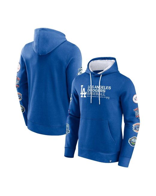 Fanatics Branded Royal Los Angeles Dodgers Extra Innings Pullover Hoodie in  Blue for Men | Lyst