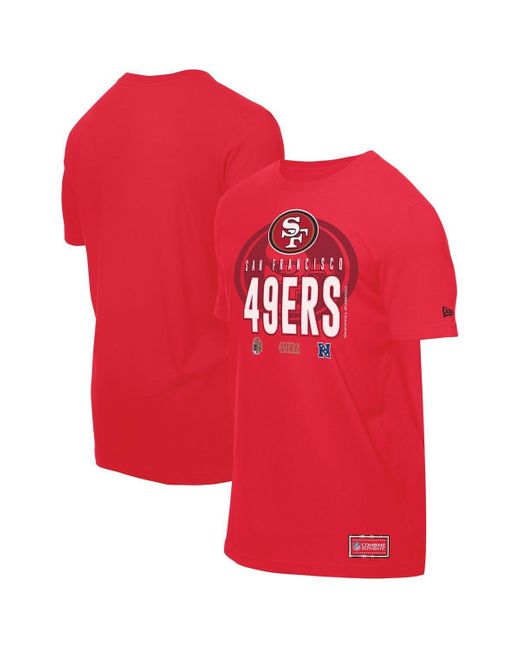 KTZ Red San Francisco 49ers 2025 Nfl Training Camp T-shirt for men