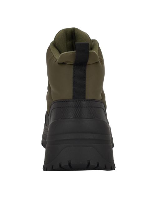 Calvin Klein Black Noanne Lace-up Cold Weather Boots