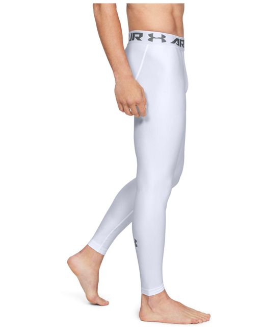 white under armour compression pants