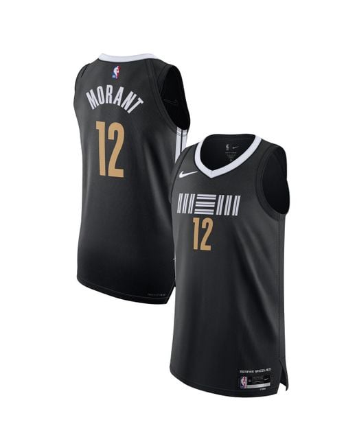 Nike Ja Morant Memphis Grizzlies 2023/24 Authentic Jersey in Black for