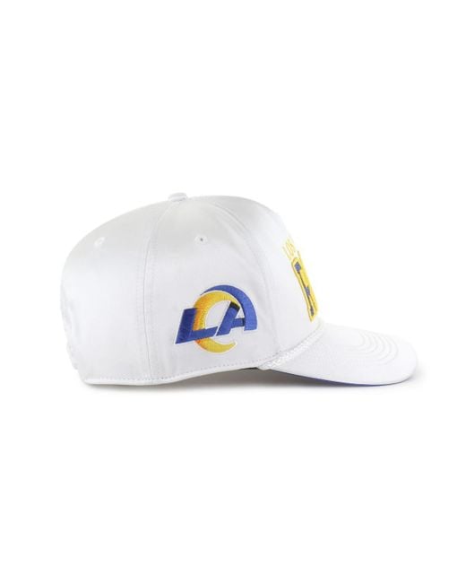 '47 White Los Angeles Rams Outspoken Hitch Adjustable Hat