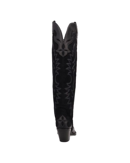 Dingo Black Drama Queen Suede Boot