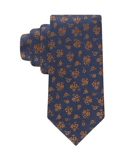 Tommy Hilfiger Blue Hudson Floral Print Tie for men