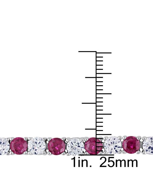 Macy's Pink Lab Created Gemstone Flex Bracelet