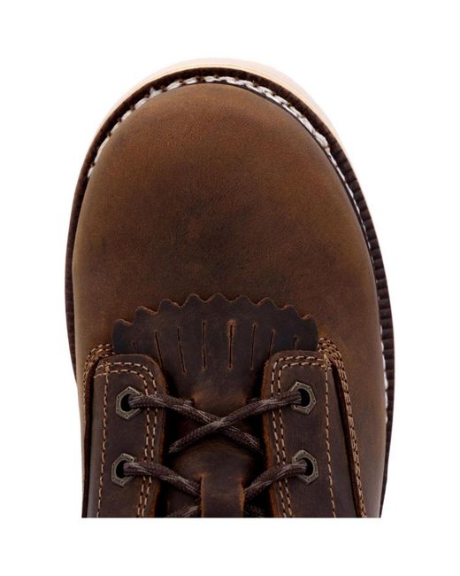 Georgia Boot Brown Amp Lt Wedge Waterproof Work Boot for men