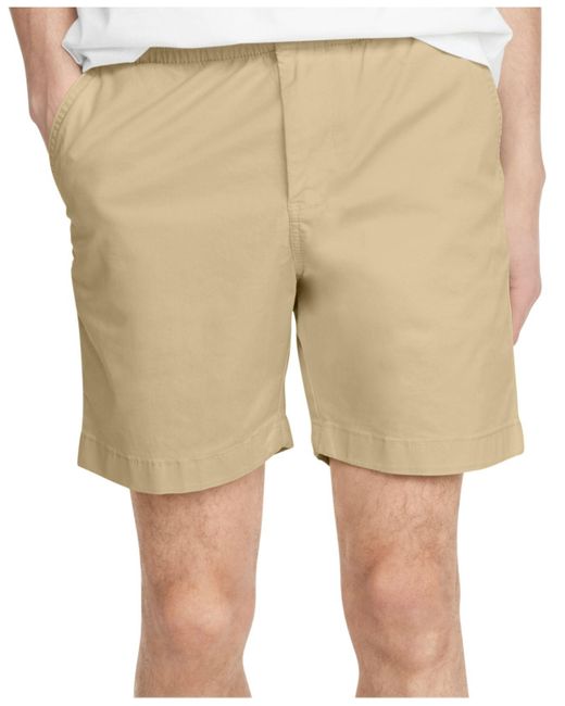 Tommy Hilfiger Cotton Th Flex Stretch Theo 7" Shorts in Beige (Natural) for  Men - Save 42% | Lyst