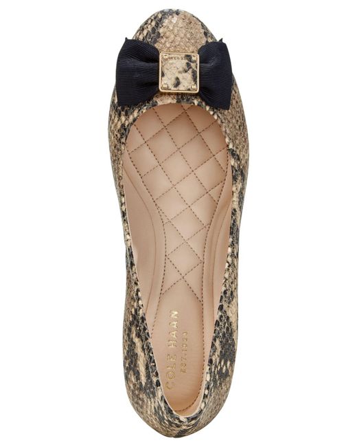 cole haan women's tali grand bow wedge pump