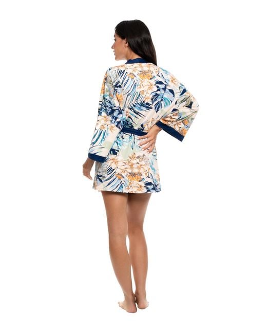 Linea Donatella Blue Printed Wrapper