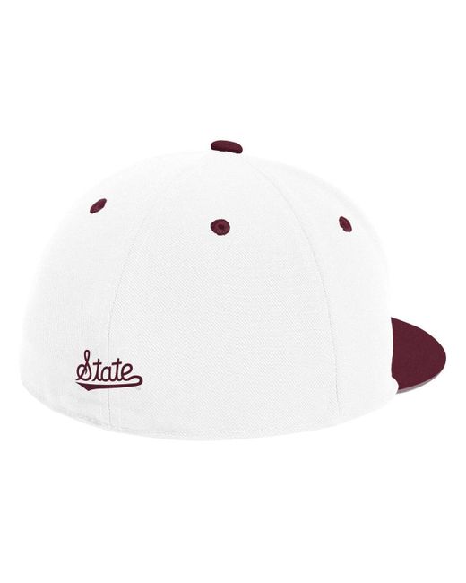 Adidas Purple Mississippi State Bulldogs On-field Baseball Fitted Hat for men