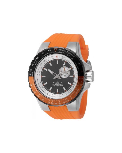 INVICTA WATCH Black 49721 Aviator Quartz Vd72 Gunmetal Dial Watch for men