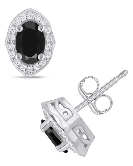 Macy's Metallic Gemstone And Diamond ((1/5 Ct. T.w.