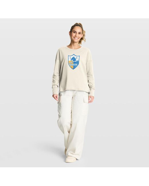 Fanatics White Los Angeles Chargers Dove Legacy Long Sleeve T-shirt