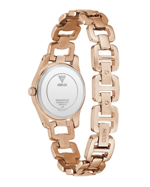 Guess Metallic Tone Analog Watch