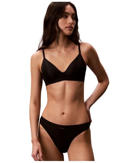 Calvin Klein Black Full Coverage Adjustable Bra